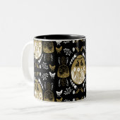 Ostern April Weihnachtsgeschenk Zweifarbige Tasse (Vorderseite Links)
