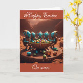 Ostern auf dem Mars Karte (Gelbe Blume)