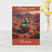 Ostern auf dem Mars Karte (Gelbe Blume)