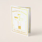 Ostern, Auferstehung Christi, Christus ist auferst Folienkarte (Vorderseite)