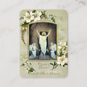 Ostern Auferstehung Heilige Karten Paschal Gebet (Vorderseite)