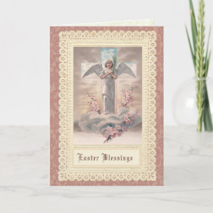 Ostern Auferstehung Kreuz Engel Eucharistie Kathol Feiertagskarte