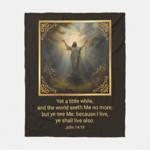 Ostern Auferstehung Religion Fleecedecke