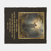 Ostern Auferstehung Religion Fleecedecke (Vorderseite (Horizontal))