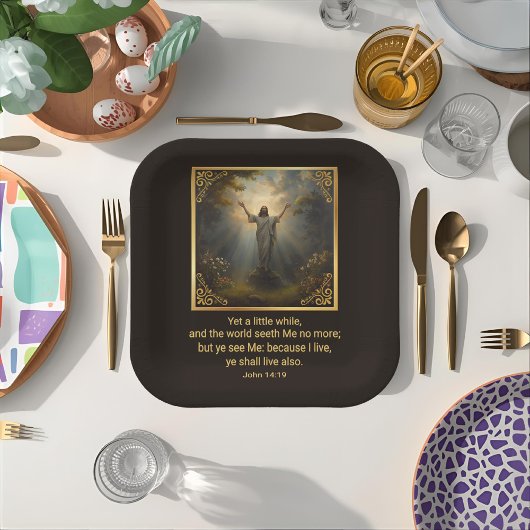Ostern Auferstehung Religion Pappteller