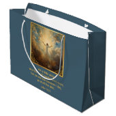 Ostern Auferstehung Religiös  Große Geschenktüte (Rückseite Schrägansicht)