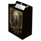 Ostern Auferstehung Religiös Mittlere Geschenktüte (Vorderseite Schrägansicht)