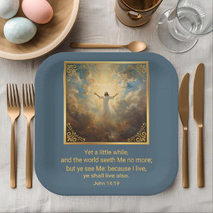 Ostern Auferstehung Religiös Pappteller