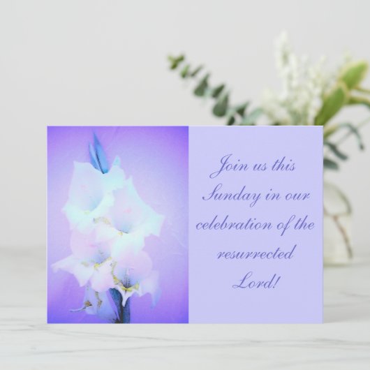 Ostern/Auferstehung Sonntag Einladung (Stehend Vorderseite)