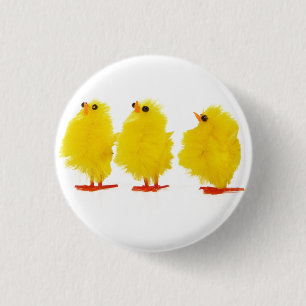 Ostern-Babyküken Knopf Button