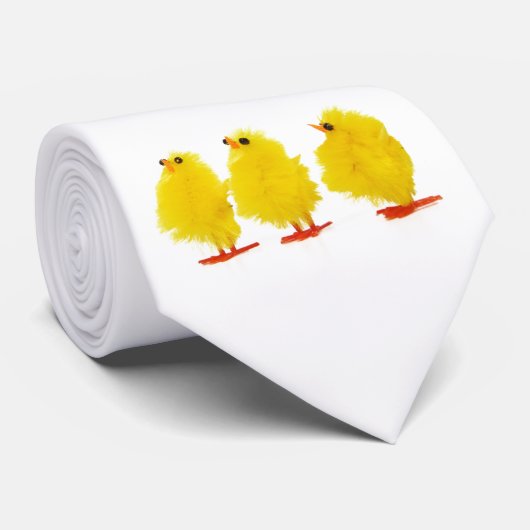 Ostern-Babyküken Krawatte (Gerollt)