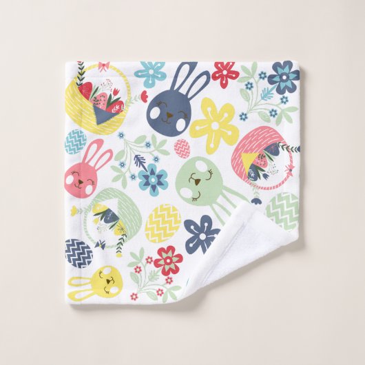 Ostern Badhandtuch Set (Waschlappen)