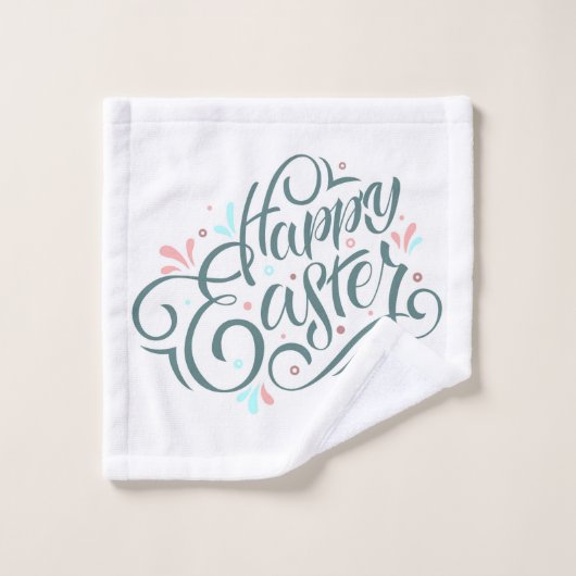 Ostern Badhandtuch Set (Waschlappen)