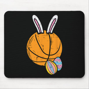 Ostern Basketball Bunny Rabbit Sports Men Boys Kin Mousepad