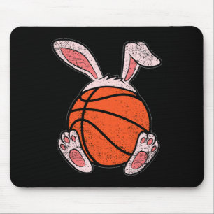 Ostern Basketball Lover Bunny Ears Ball Niedlich R Mousepad