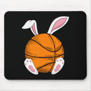Ostern Basketball Rabbit Bunny Happy Ostertag 2 Mousepad