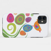 Ostern-Baum mit farbigen Eiern und Blumen Case-Mate iPhone Hülle (Rückseite (Horizontal))