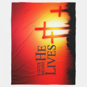 Ostern bedeutet, dass er Fleece Blanket lebt (Vorderseite)