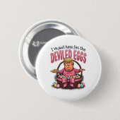 Ostern bin ich nur hier für die geweihten Eier Fun Button (Vorne & Hinten)