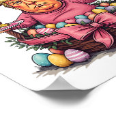 Ostern bin ich nur hier für die geweihten Eier Fun Poster (Ecke)