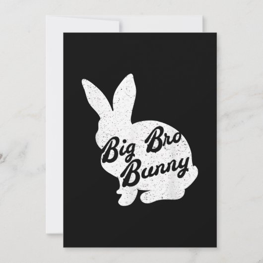 Ostern bis Großbro Bunny Gift für Bruder (Vorderseite)