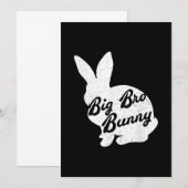 Ostern bis Großbro Bunny Gift für Bruder (Vorne/Hinten)