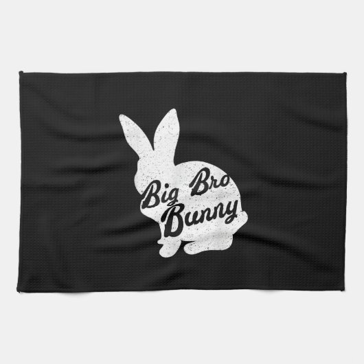 Ostern bis Großbro Bunny Gift für Bruder Geschirrtuch (Horizontal)