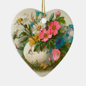 Ostern Blume Vintage Blumenpracht Keramikornament (Rechts)