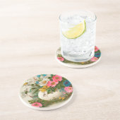 Ostern Blume Vintage Blumenpracht Untersetzer (Seite)