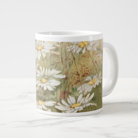 "Ostern bringt den knospenden Frühling" Jumbo-Tasse (Vorderseite Rechts)