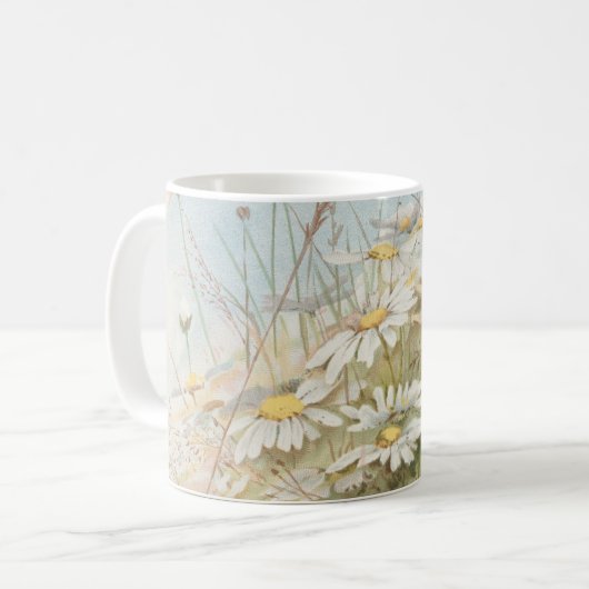 "Ostern bringt den knospenden Frühling" Kaffeetasse (Vorderseite Links)