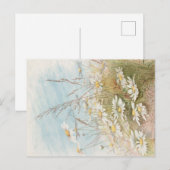 "Ostern bringt den knospenden Frühling" Postkarte (Vorne/Hinten)
