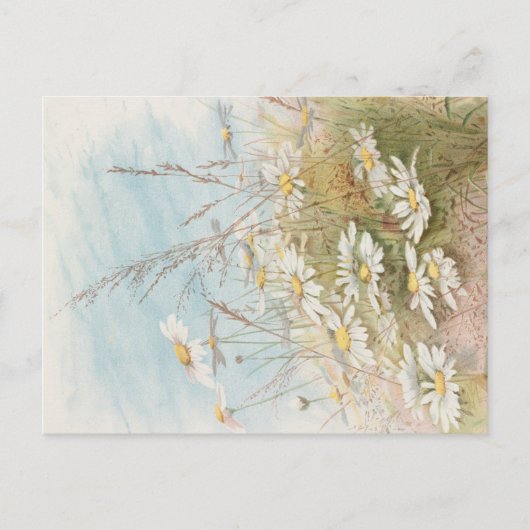 "Ostern bringt den knospenden Frühling" Postkarte (Vorderseite)