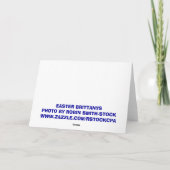 OSTERN BRITTANYS FEIERTAGSKARTE (Rückseite)