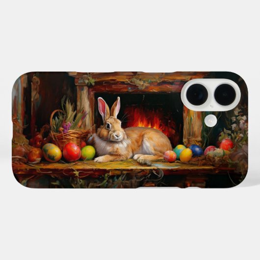 Ostern Bunny Bunte Ostereier Case-Mate iPhone Hülle (Rückseite (Horizontal))