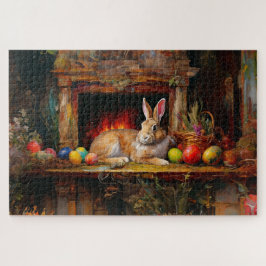 Ostern Bunny Bunte Ostereier Puzzle