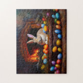 Ostern Bunny Bunte Ostereier Puzzle (Vertikal)