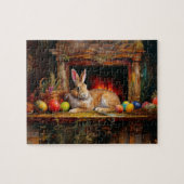 Ostern Bunny Bunte Ostereier Puzzle (Horizontal)