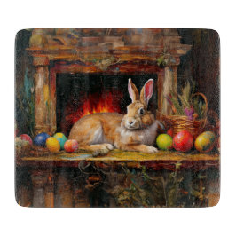 Ostern Bunny Bunte Ostereier Schneidebrett