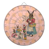 Ostern Bunny Chicken Bunny Egg Dartscheibe (vorne)