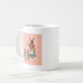 Ostern Bunny Chicken Bunny Egg Kaffeetasse (Vorderseite Links)