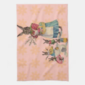 Ostern Bunny Chicken Bunny Egg Küchentuch (Vertikal)