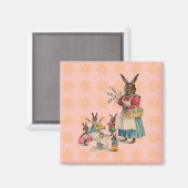 Ostern Bunny Chicken Bunny Egg Magnet (Vorderseite/Rückseite)