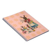 Ostern Bunny Chicken Bunny Egg Notizblock (Rechte Seite)