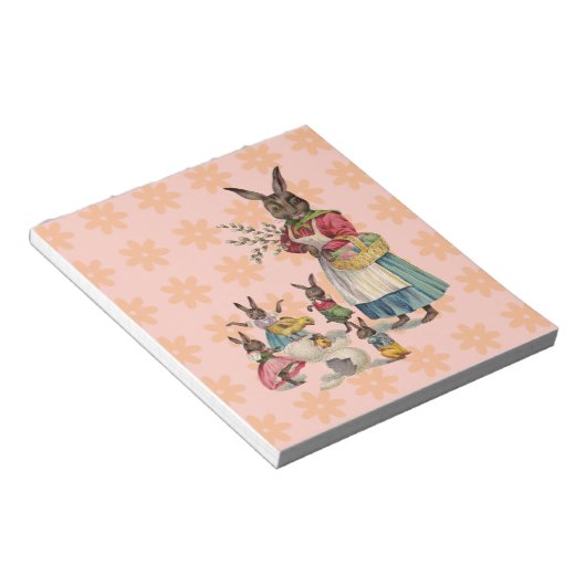 Ostern Bunny Chicken Bunny Egg Notizblock (angewinkelt)