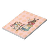 Ostern Bunny Chicken Bunny Egg Notizblock (Rotiert)