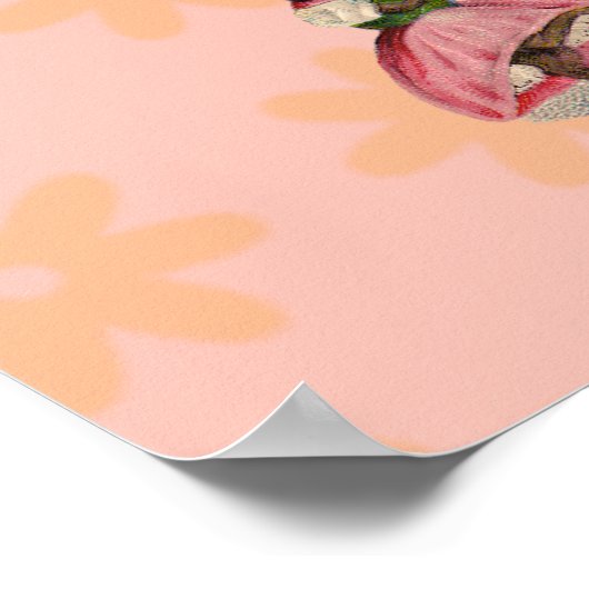 Ostern Bunny Chicken Bunny Egg Poster (Ecke)