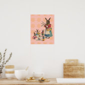Ostern Bunny Chicken Bunny Egg Poster (Küche)