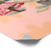 Ostern Bunny Chicken Bunny Egg Poster (Ecke)