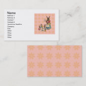 Ostern Bunny Chicken Bunny Egg Visitenkarte (Vorne/Hinten)